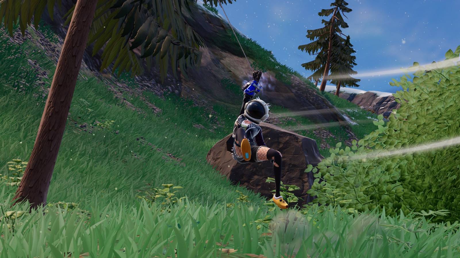 Grapple Glove location in Fortnite Super