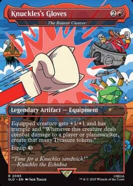 The Reaver Cleaver Knuckless Gloves Sonic Turbo Gear SLD 265