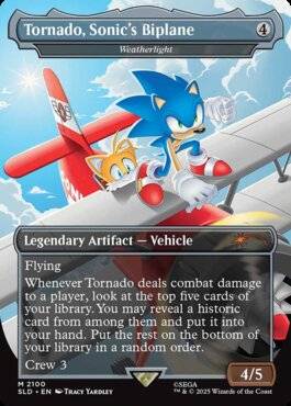 Weatherlight Tornado Sonics Biplane Sonic Turbo Gear SLD 265