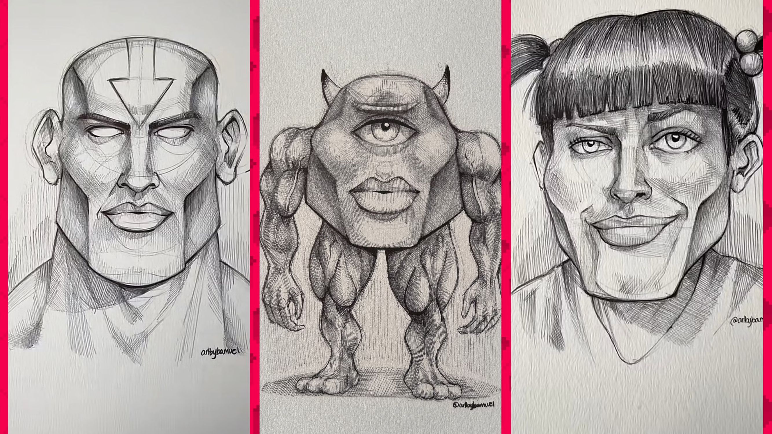 This TikTok artist's secret to viral meme art: buff cartoon characters, image size:2667x1500