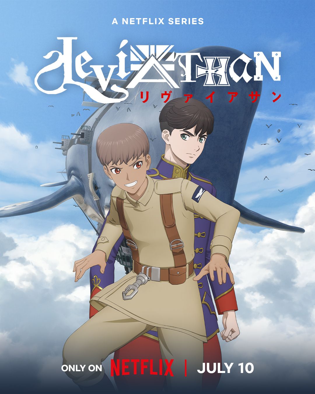 Scott Westerfeld's Leviathan is now a Netflix anime, coming in July