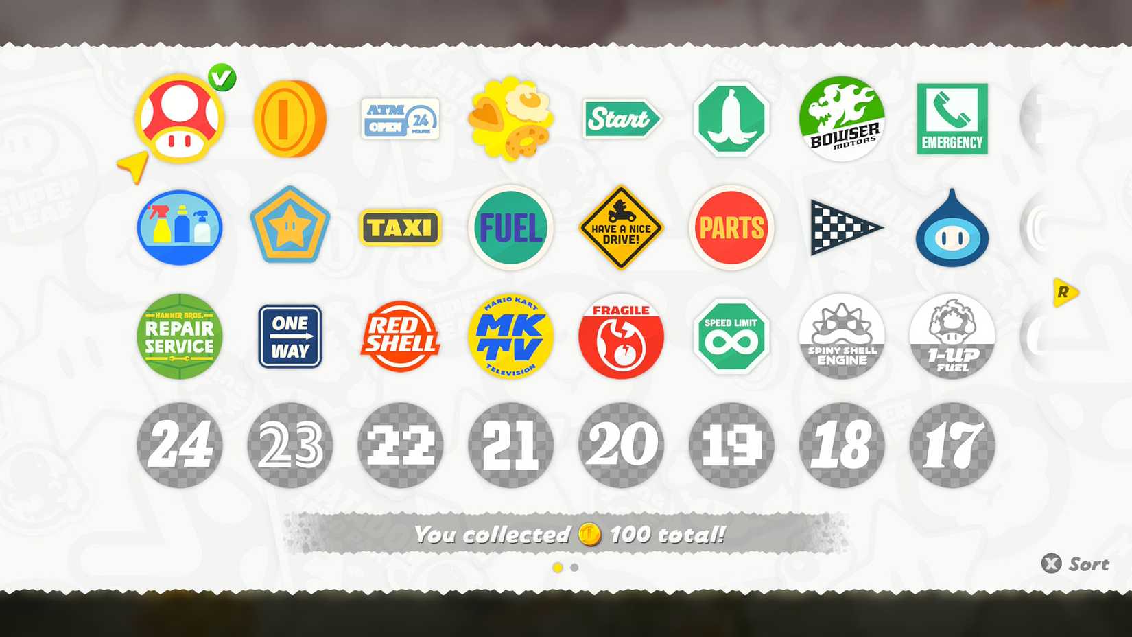 Shell Van Sticker How to use stickers in Mario Kart World