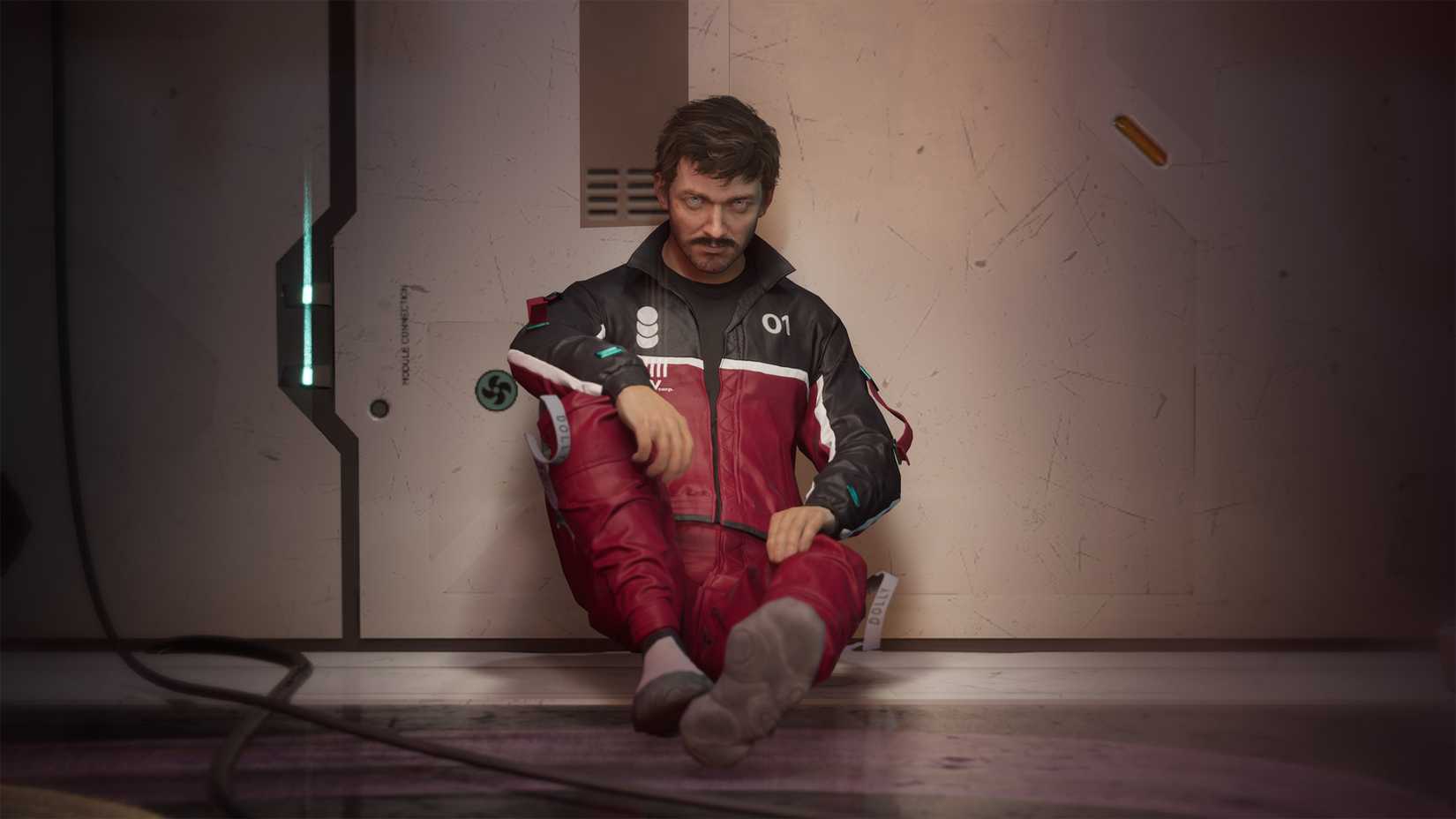 Jan Dolski contemplates his clones in The Alters