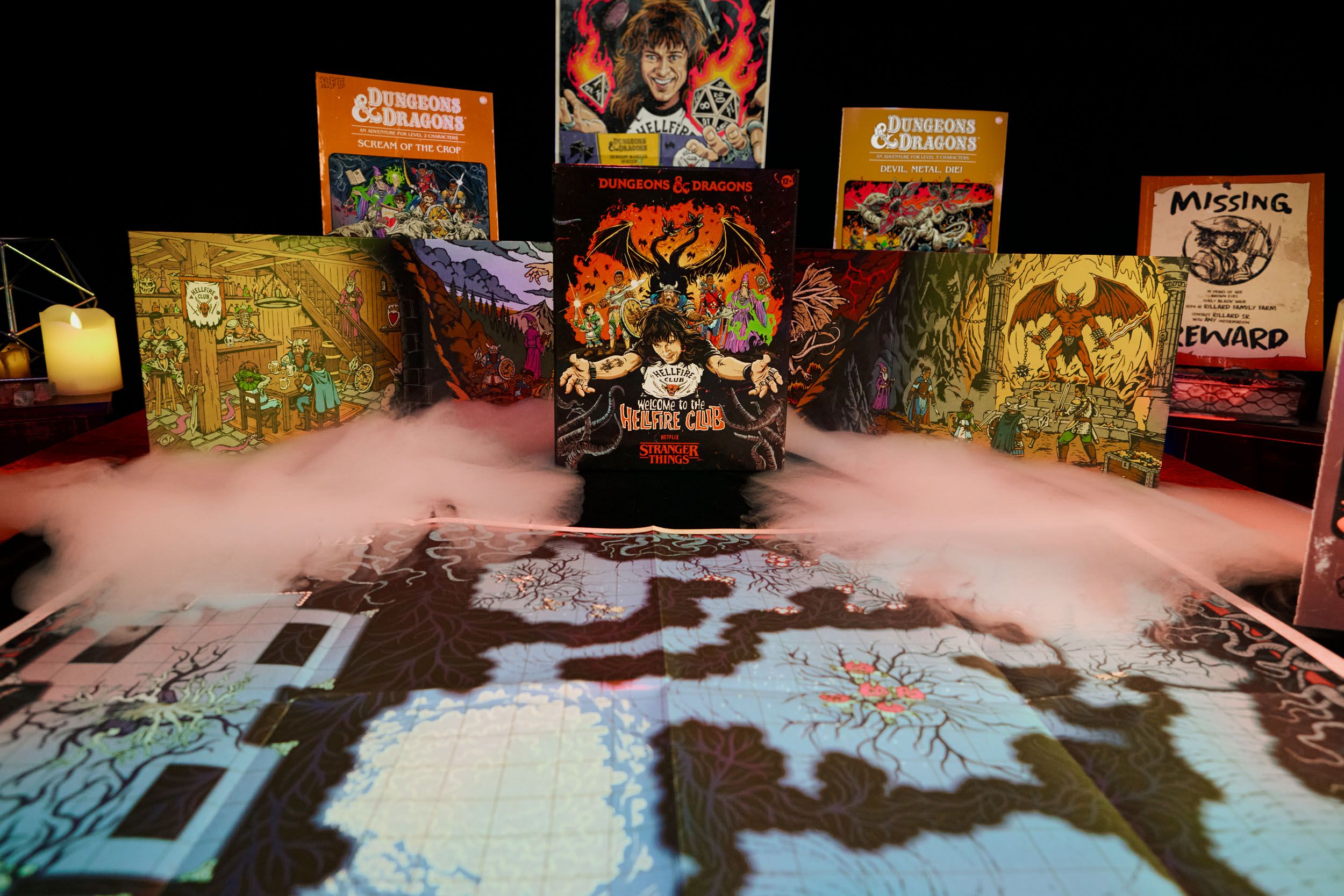 Join the Hellfire Club with the upcoming Stranger Things D&D board