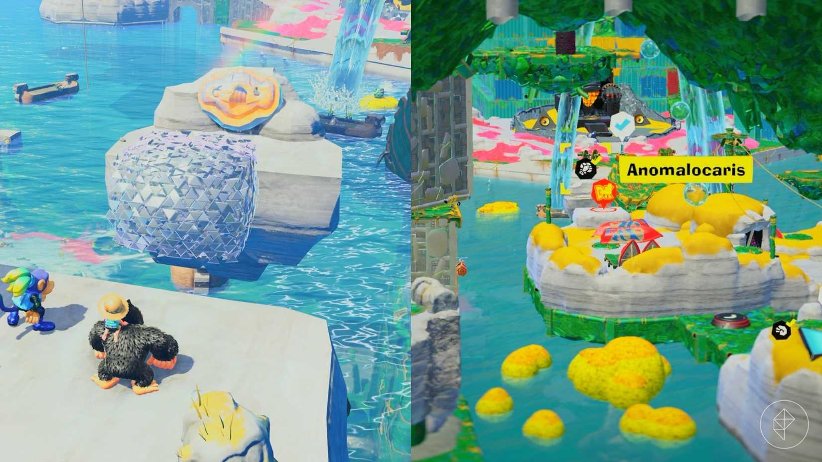 Lagoon Layer fossil locations in Donkey Kong Bananza
