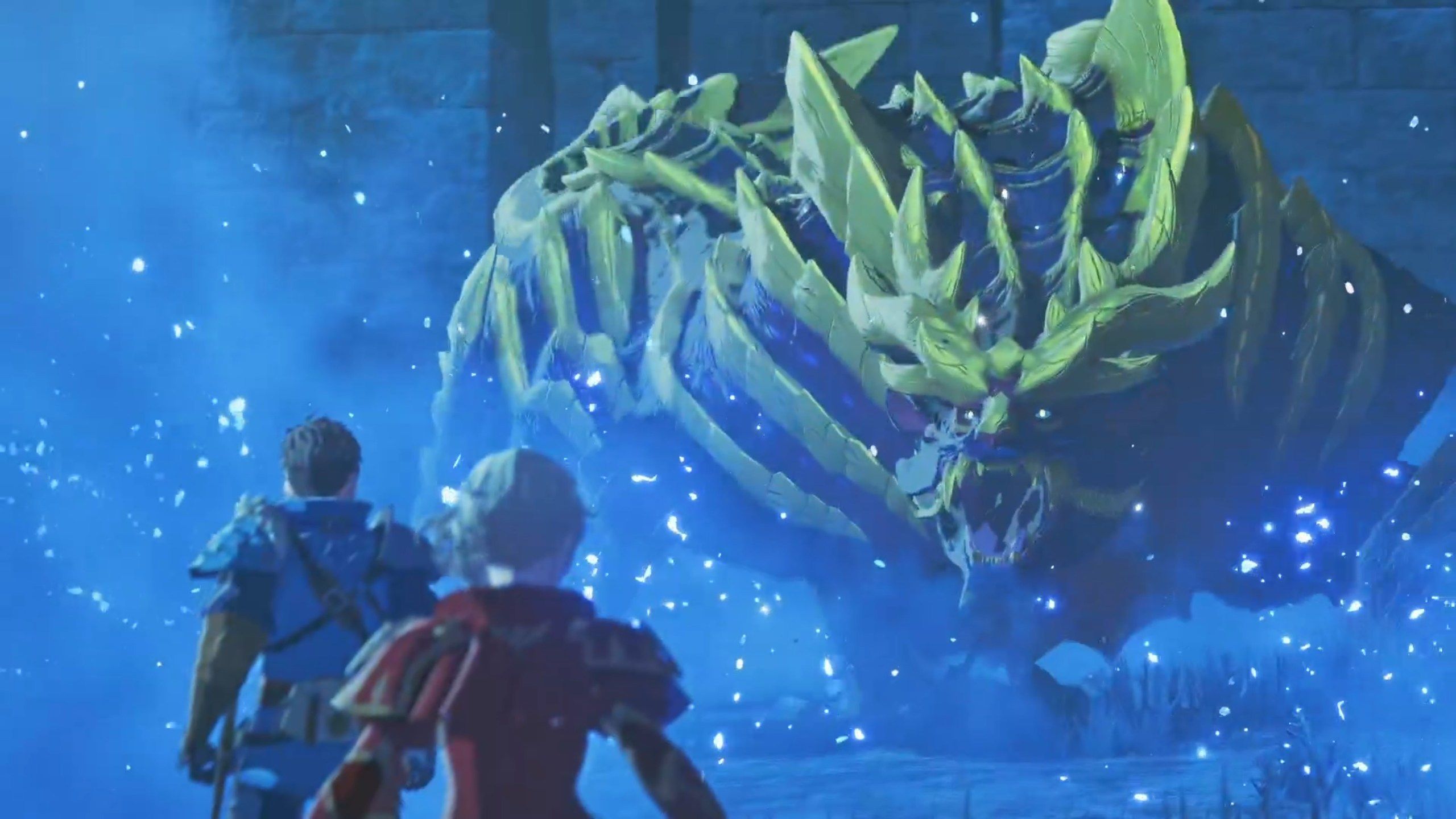 A monster as shown in Monster Hunter Stories 3 for the Nintendo Switch 2.