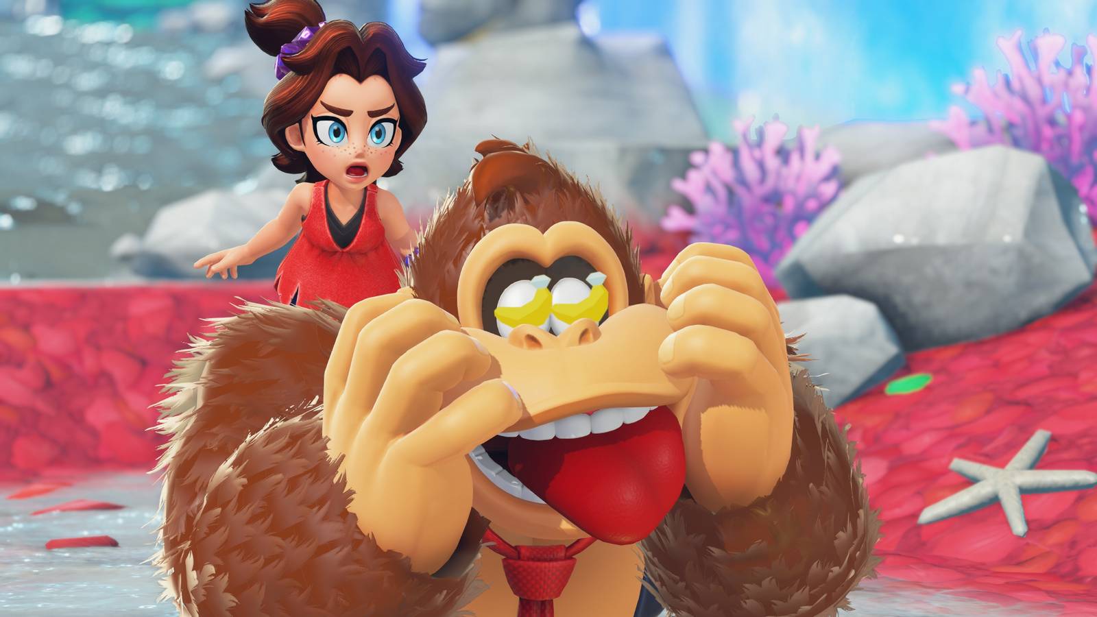 Donkey Kong Bananza's chaotic co-op gives your kid way too much power