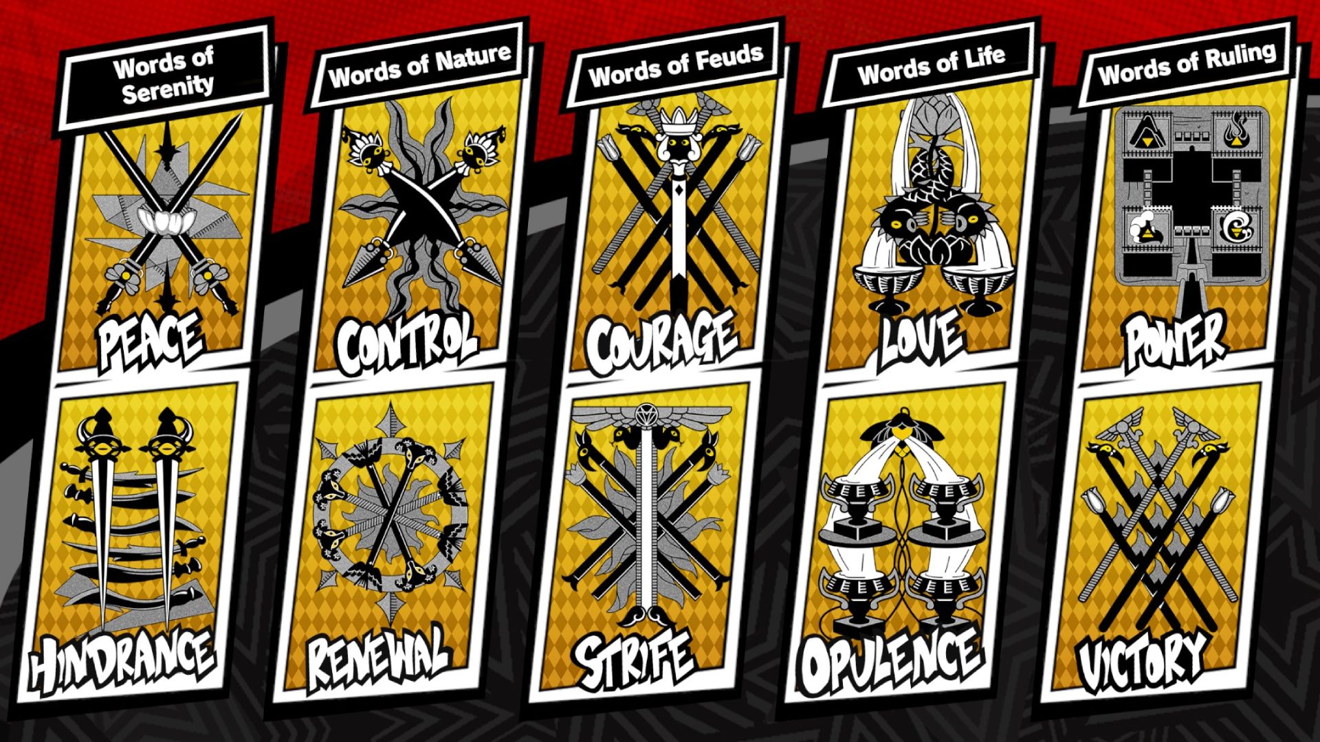 Persona 5 The Phantom X Revelation Cards, explained