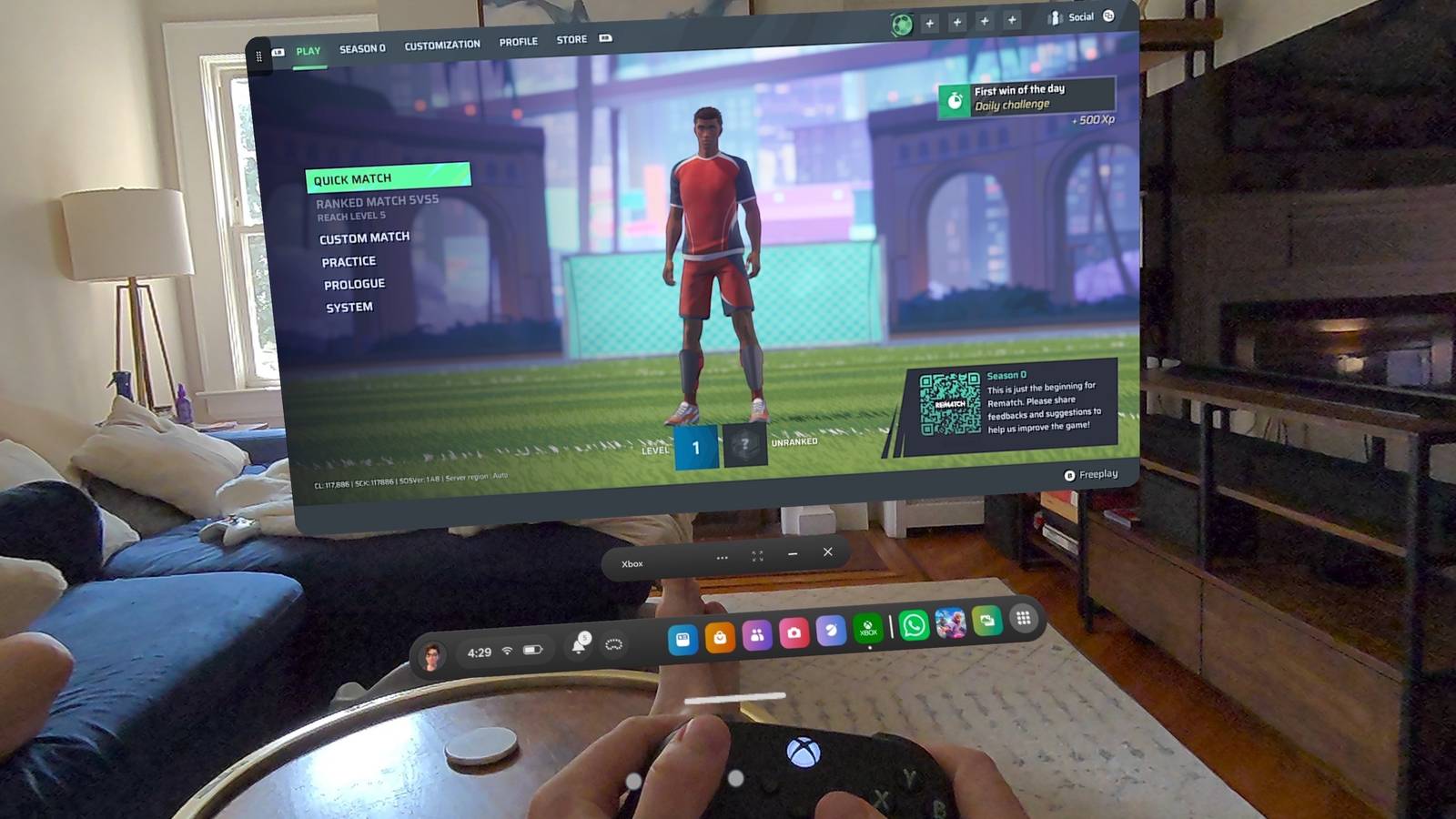 virtual reality is oculus for xbox
