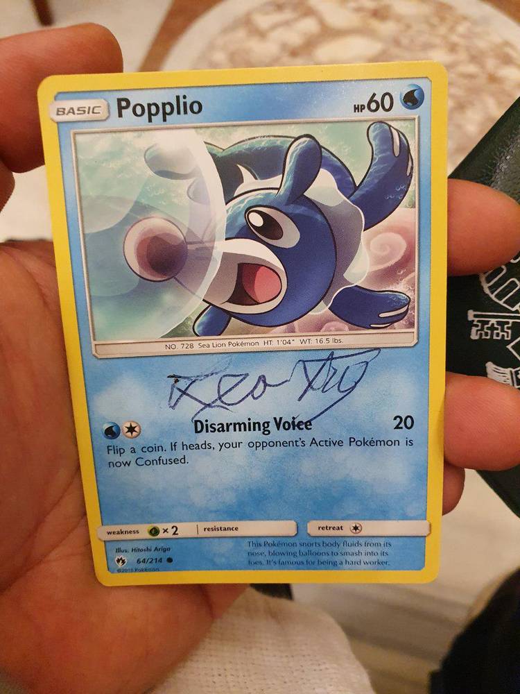 Pope Leo XIV signs Pokmon fan's Popplio card Pope Leo XIV signs Pokmon fan's Popplio card