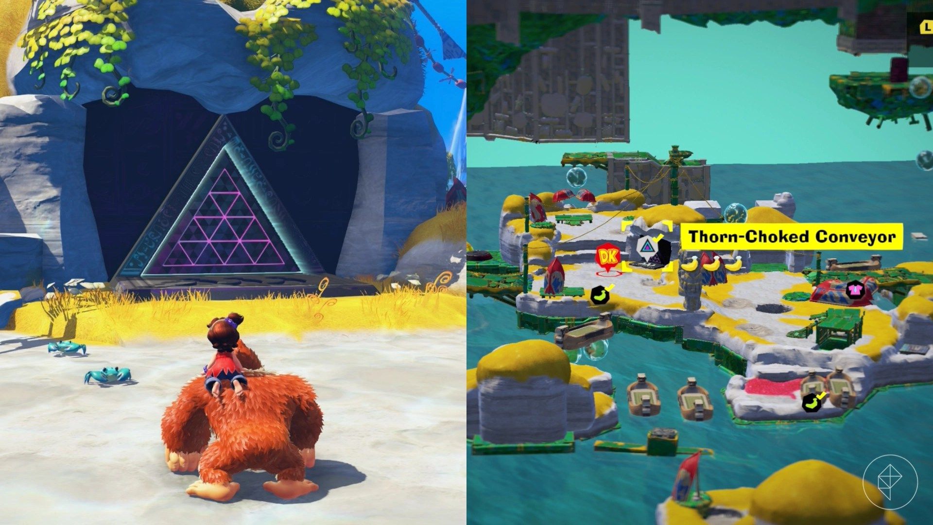 Lagoon Layer Banandium Gem locations in Donkey Kong Bananza