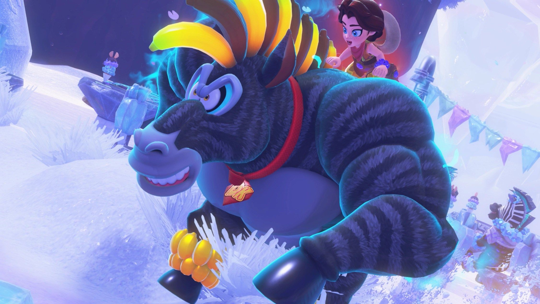 ポンポン様9【1790】 元宝持ち猿乗せ龍亀 アラバスター All transformations and Ancient Bananza Powers in Donkey Kong Bananza