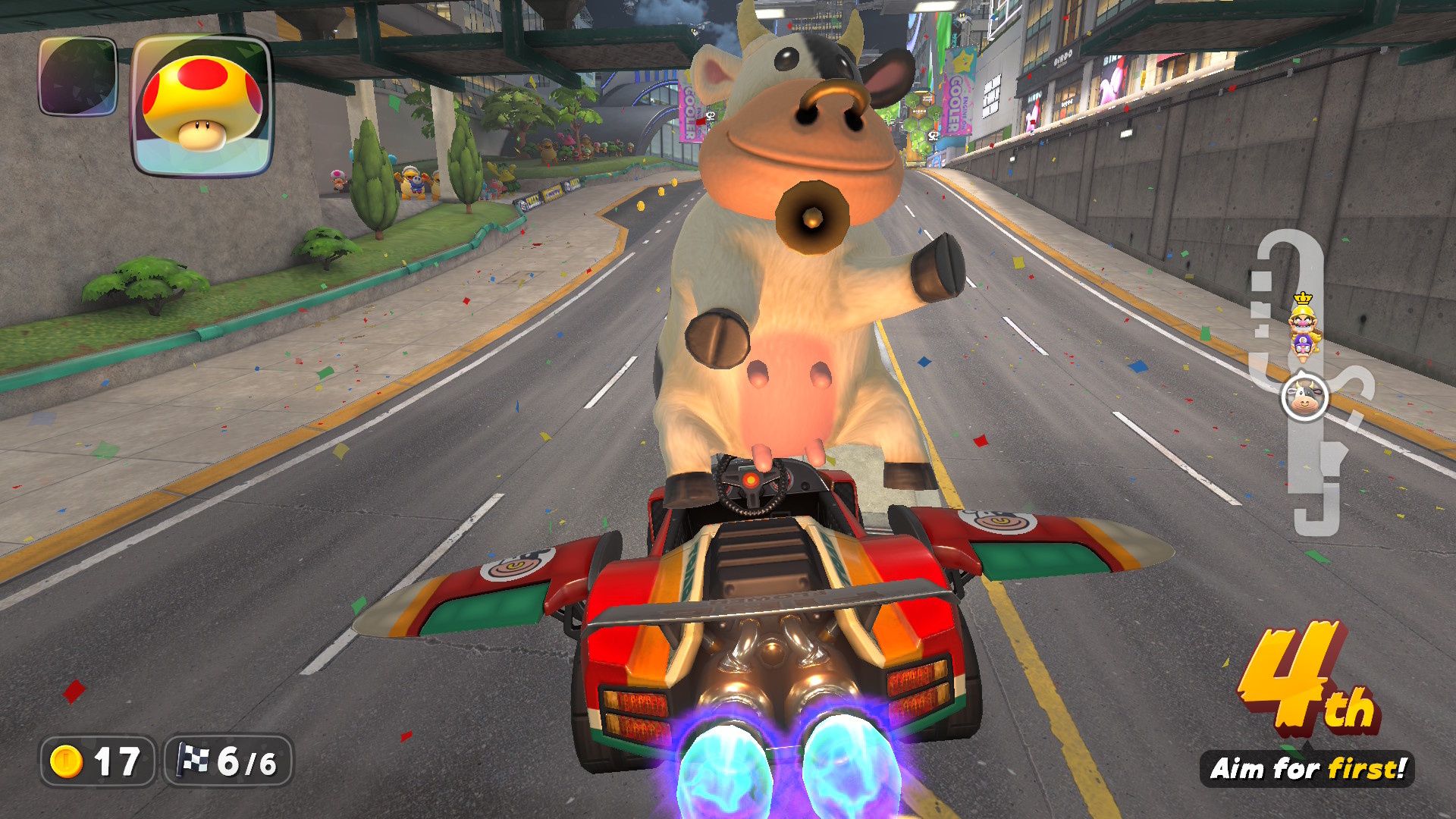 Gameplay screenshot from Mario Kart World on Switch 2