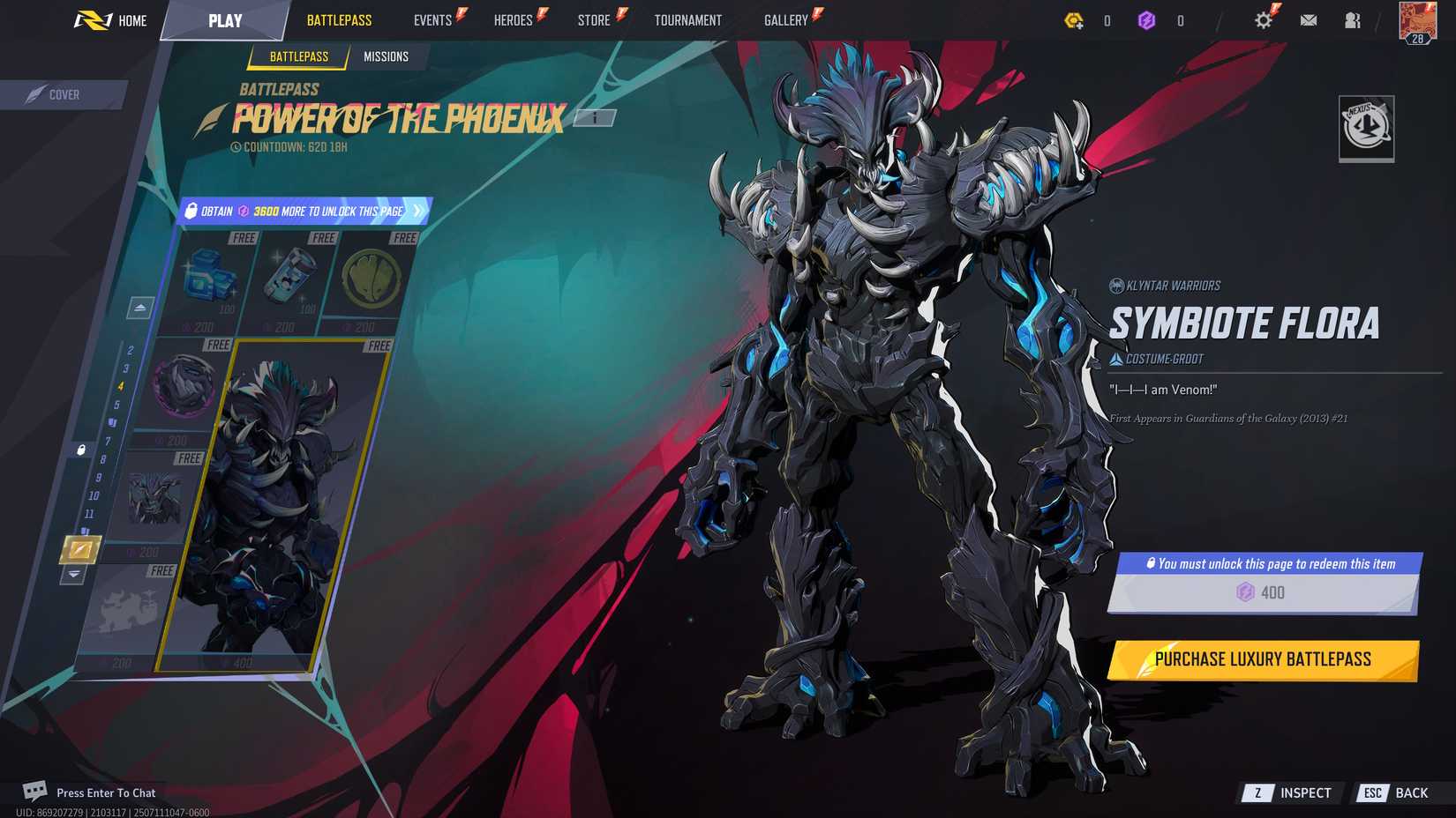 All Marvel Rivals season 3 battle pass skins and rewards