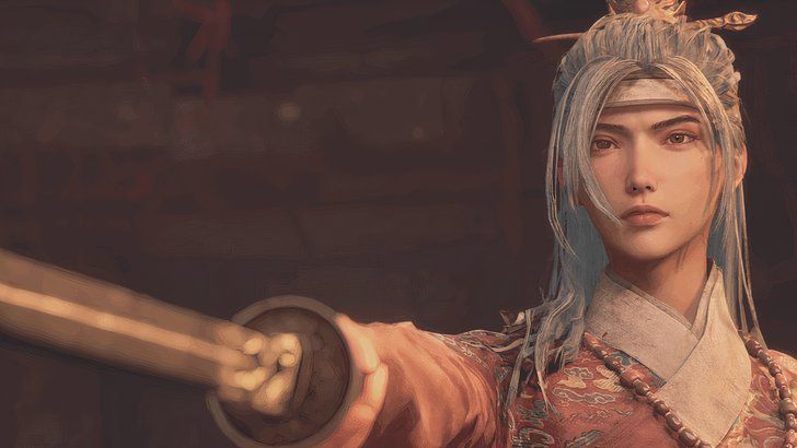 A shot from the Commander Honglan introduction cutscene