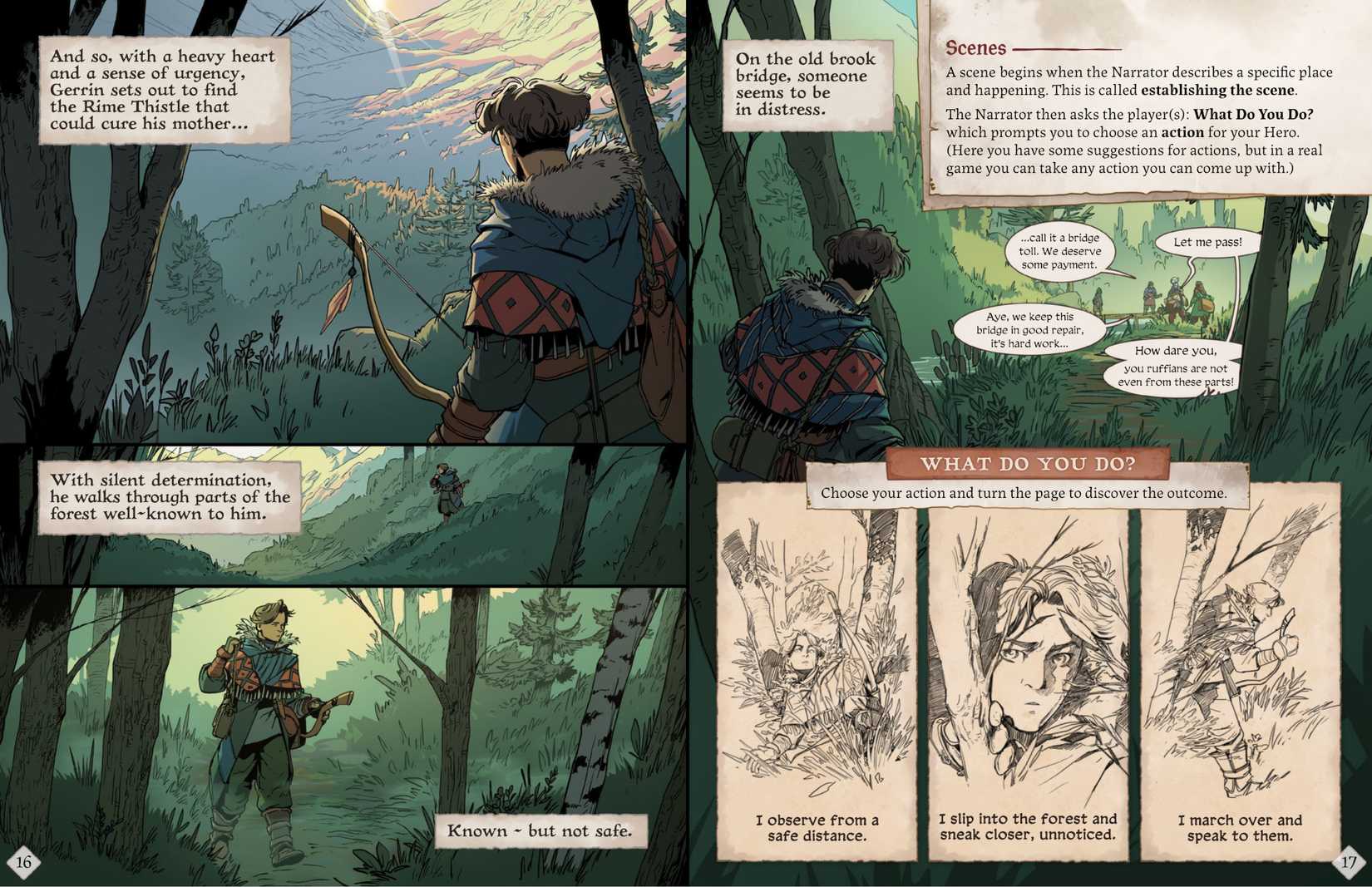 The Most Beautiful Way To Learn A TTRPG: Comic Panels, Choices, And ...
