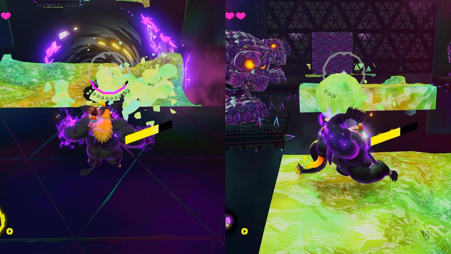 Planet Core Layer Banandium Gem locations in Donkey Kong Bananza