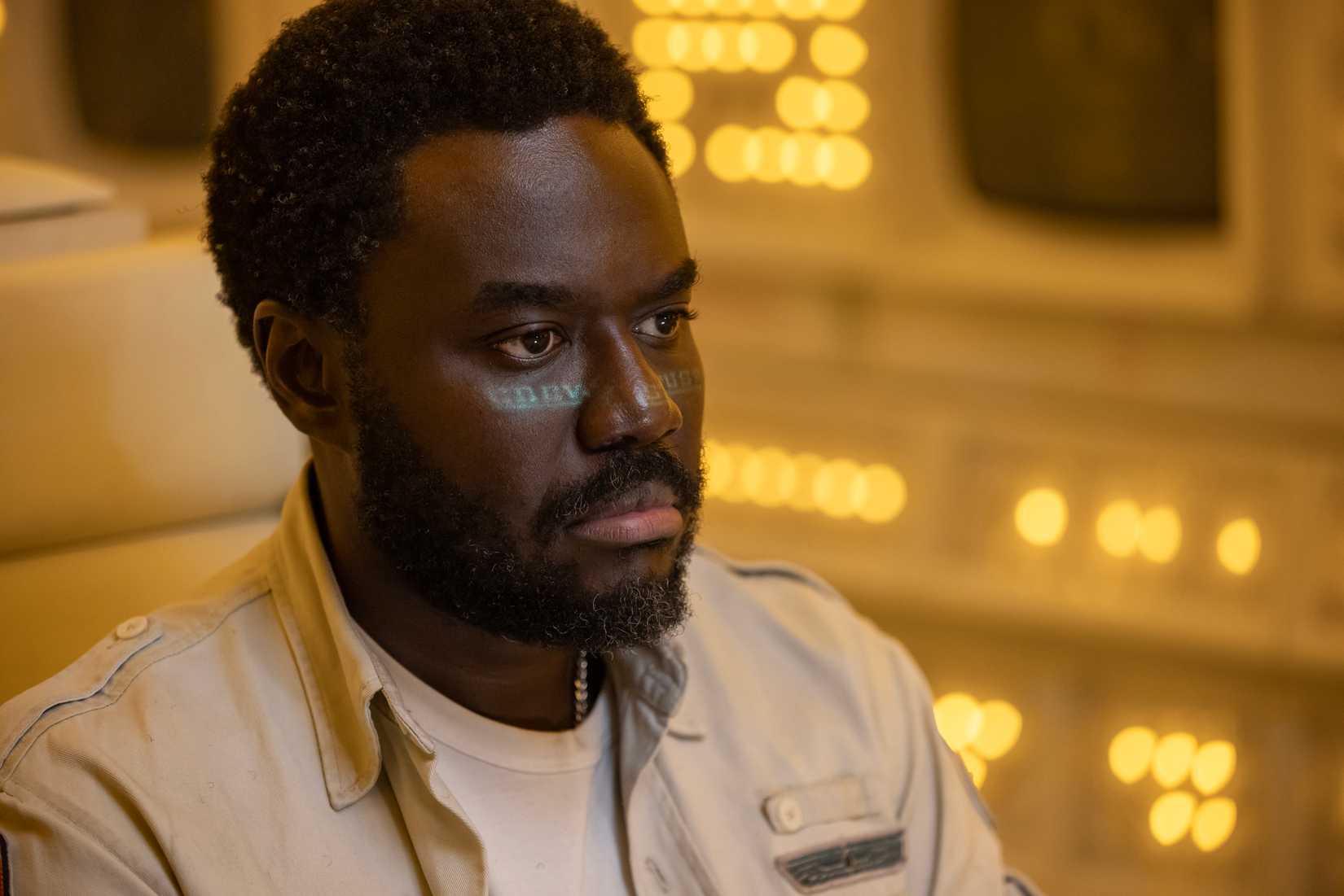 Babou Ceesay portrays the cyborg character Morrow in Alien: Earth.