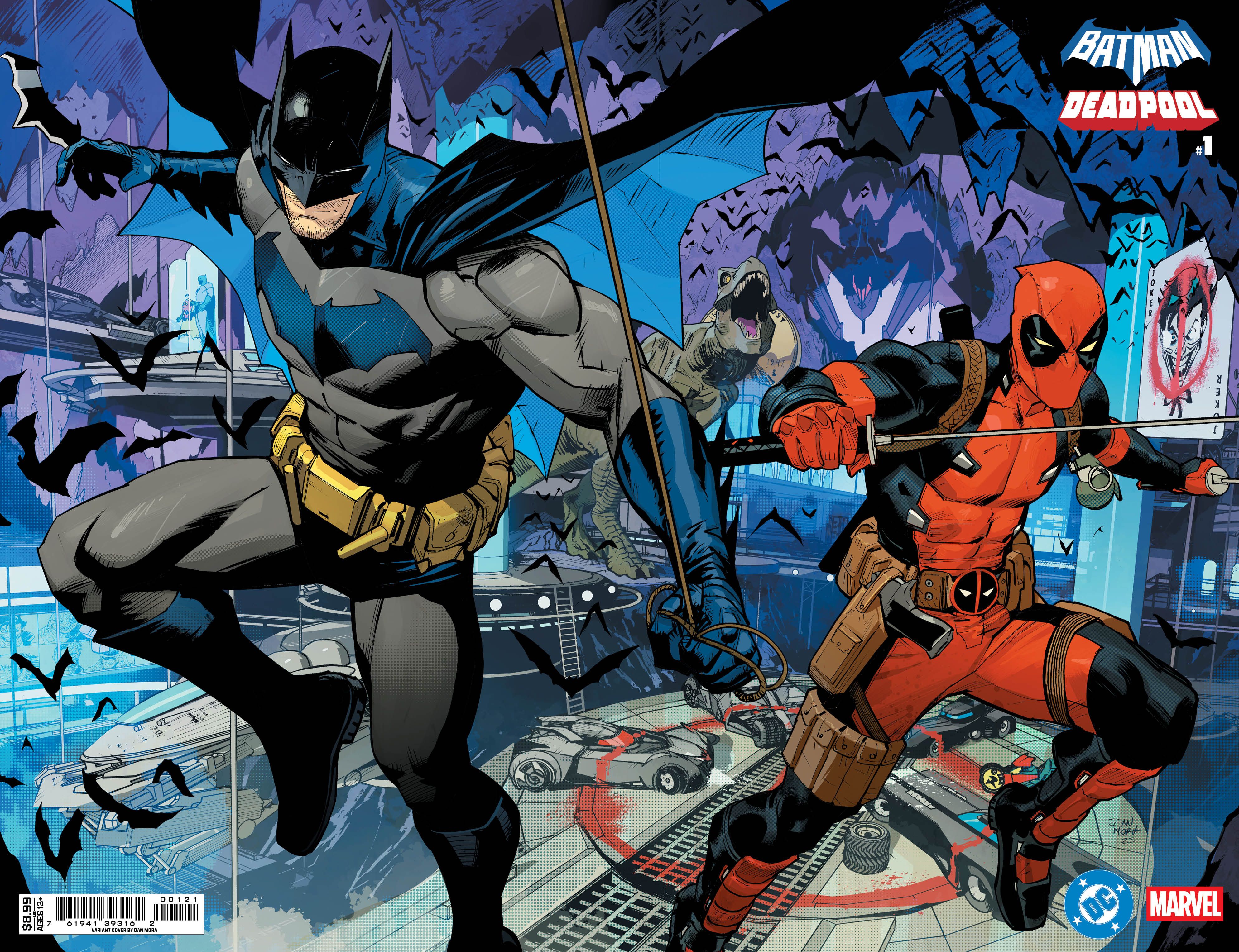 Batman/Deadpool crossover release date, wild covers revealed