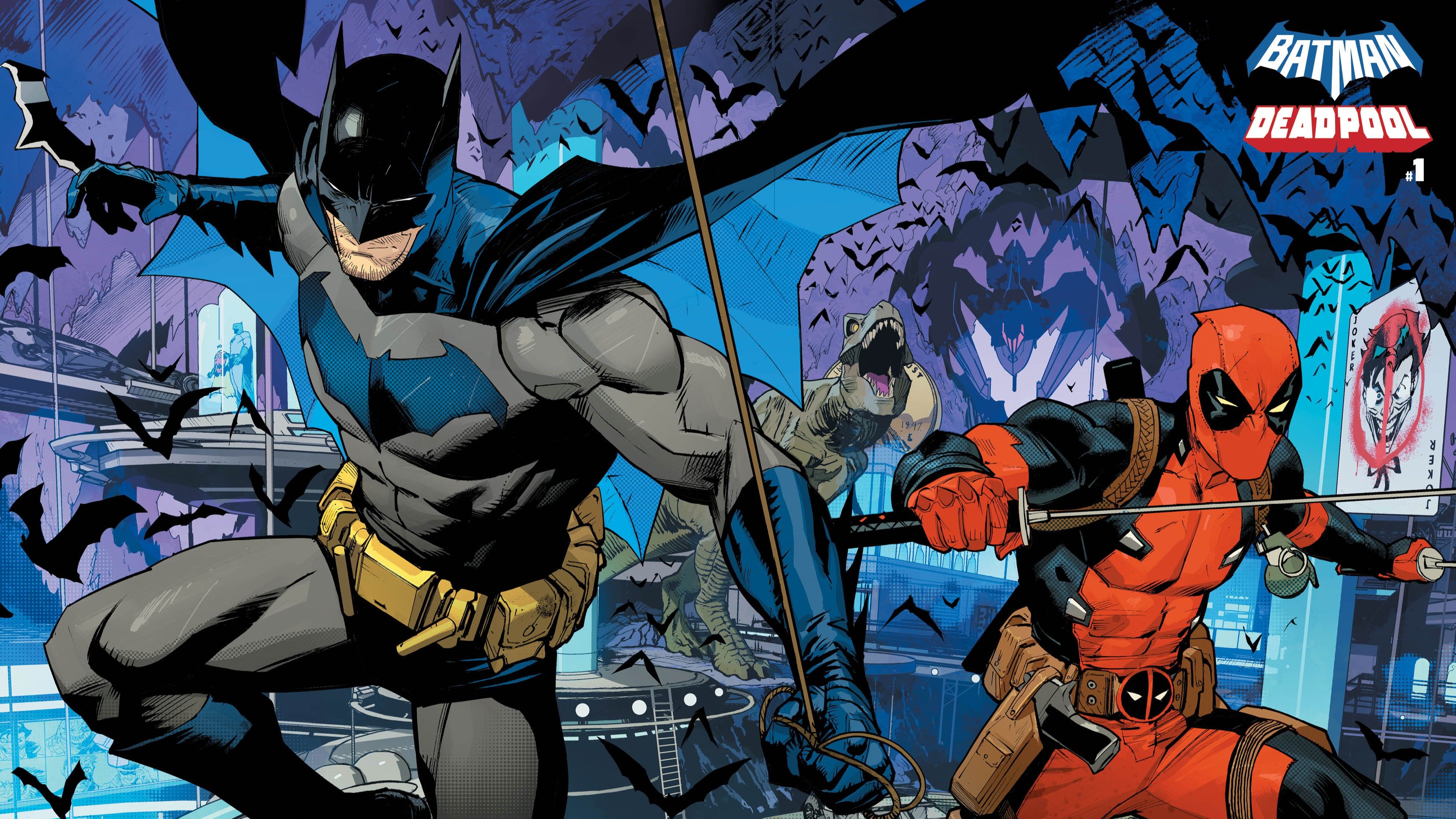 Batman/Deadpool crossover release date, wild covers revealed