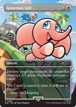 Gift Secret Lair X Sonic Card - Generous Gift