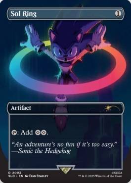 Gift Secret Lair X Sonic Card - Sol Ring