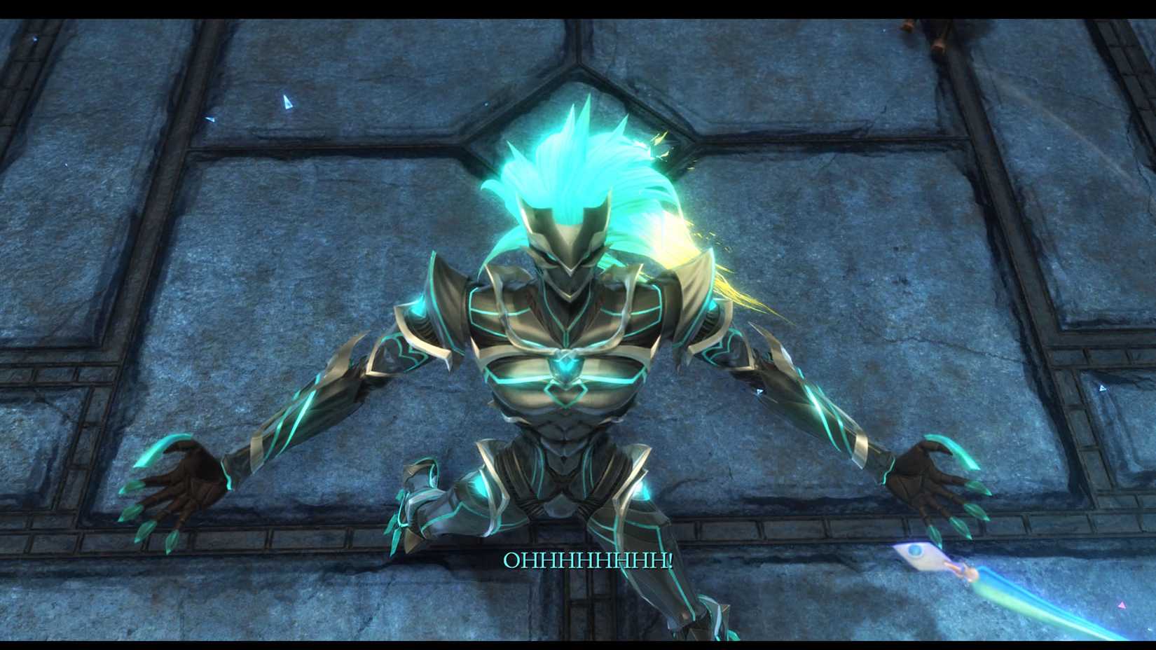 A Trails Through Daybreak 2 screenshot showing Grendel, an armored humanoid creature