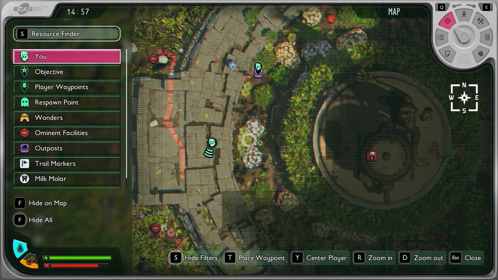 All ranger station locations in Grounded 2