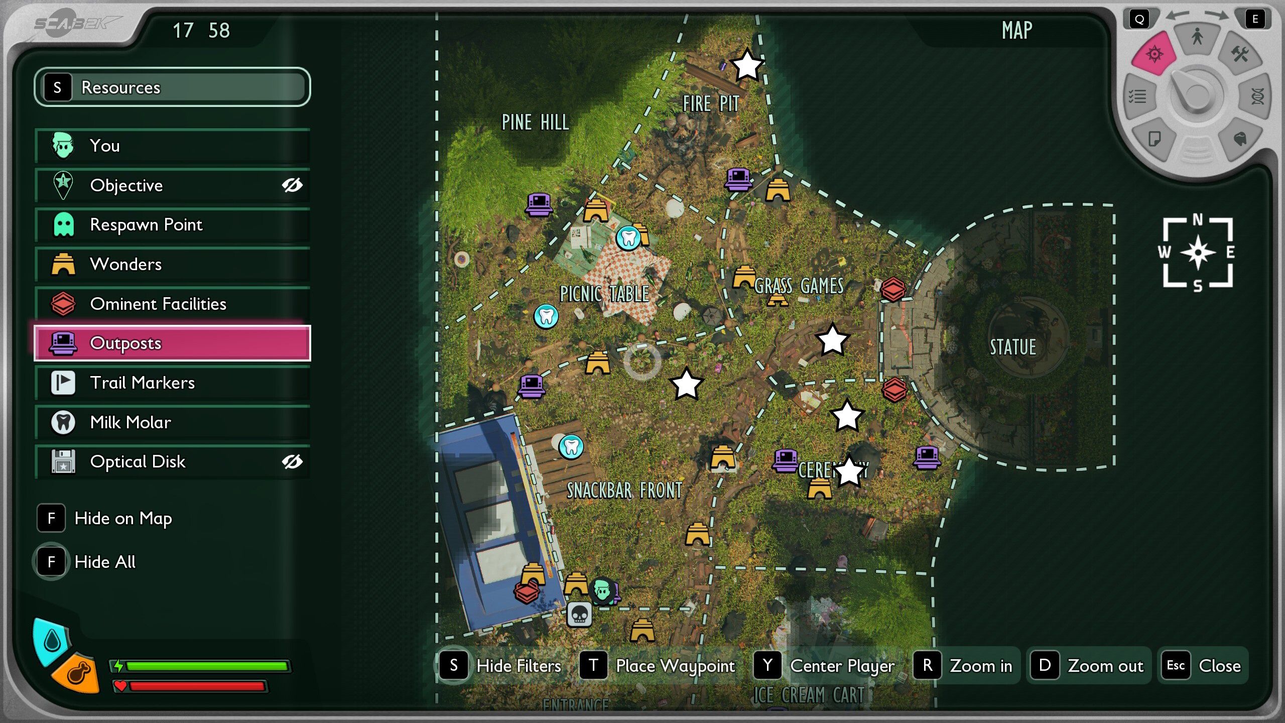 Where to find sturdy quartzite in Grounded 2