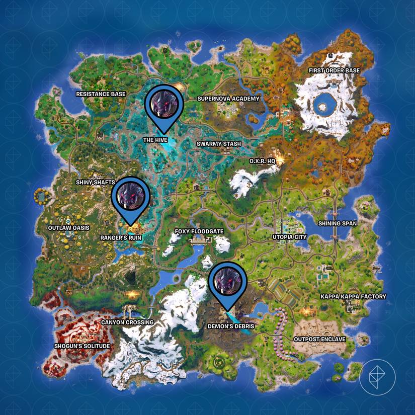 Boss Map Chapter 6 How to get medallions in Fortnite Chapter 6 Season 4