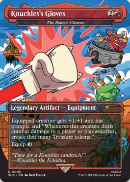 Knuckles's Gloves - Secret Lair x Sonic_ Turbo Gear