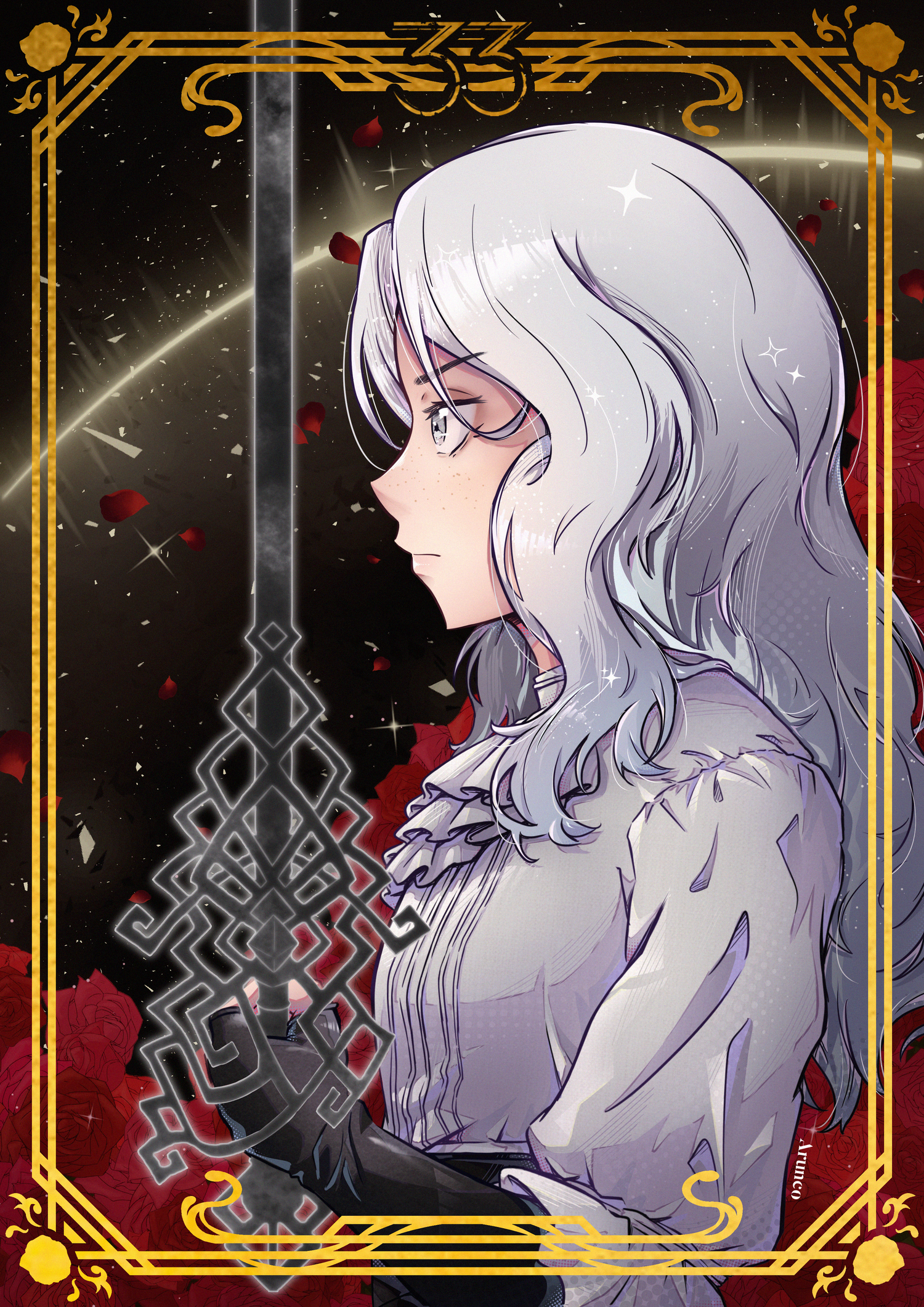 Fan art of Maelle from Clair Obscur: Expedition 33.