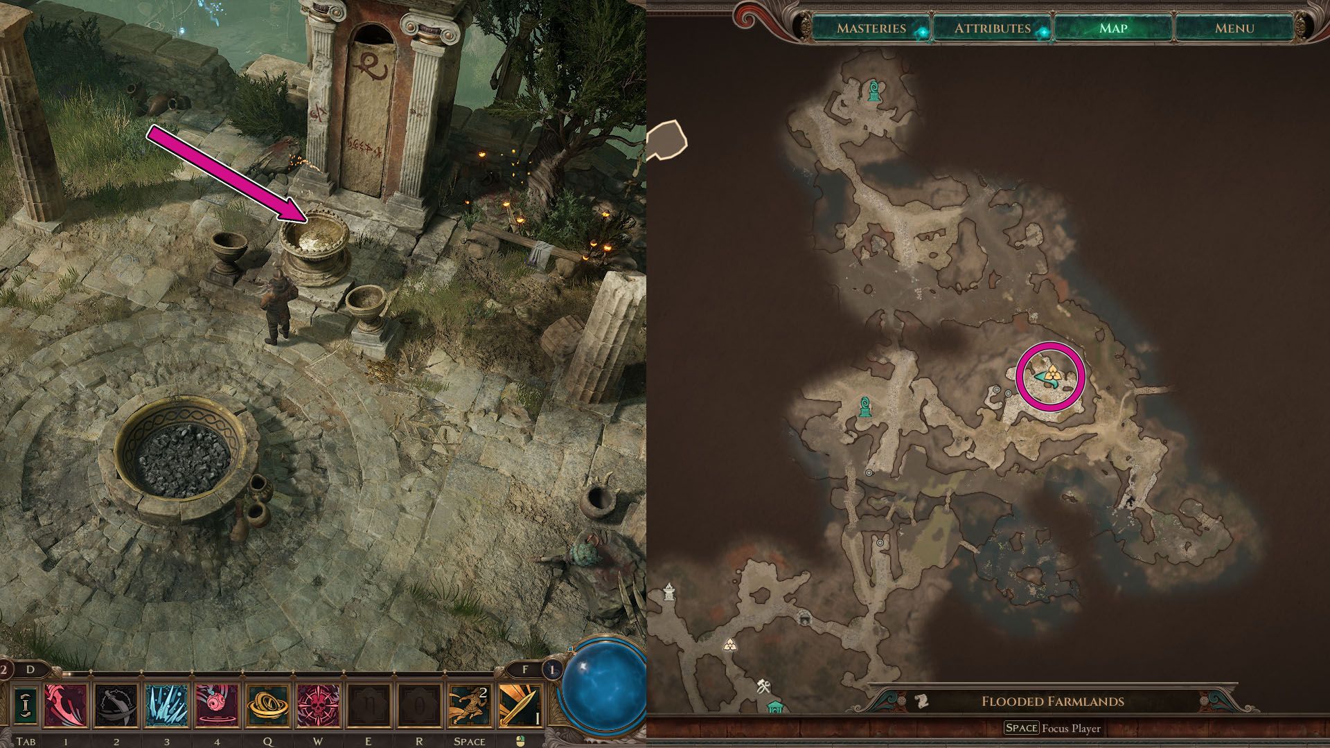 The Trickster's Shrine' quest walkthrough in Titan Quest 2