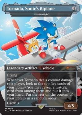 Tornado, Sonic's Biplane - Secret Lair x Sonic_ Turbo Gear