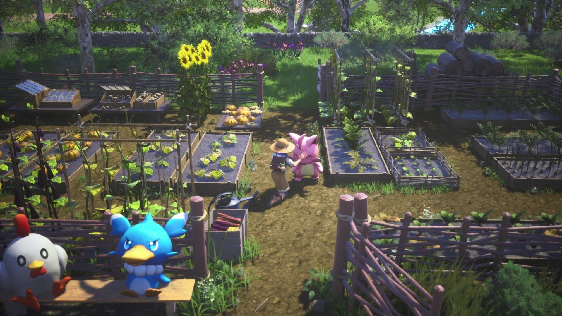 Palfarm is a Palworld spinoff that looks like Pokémon Stardew Valley