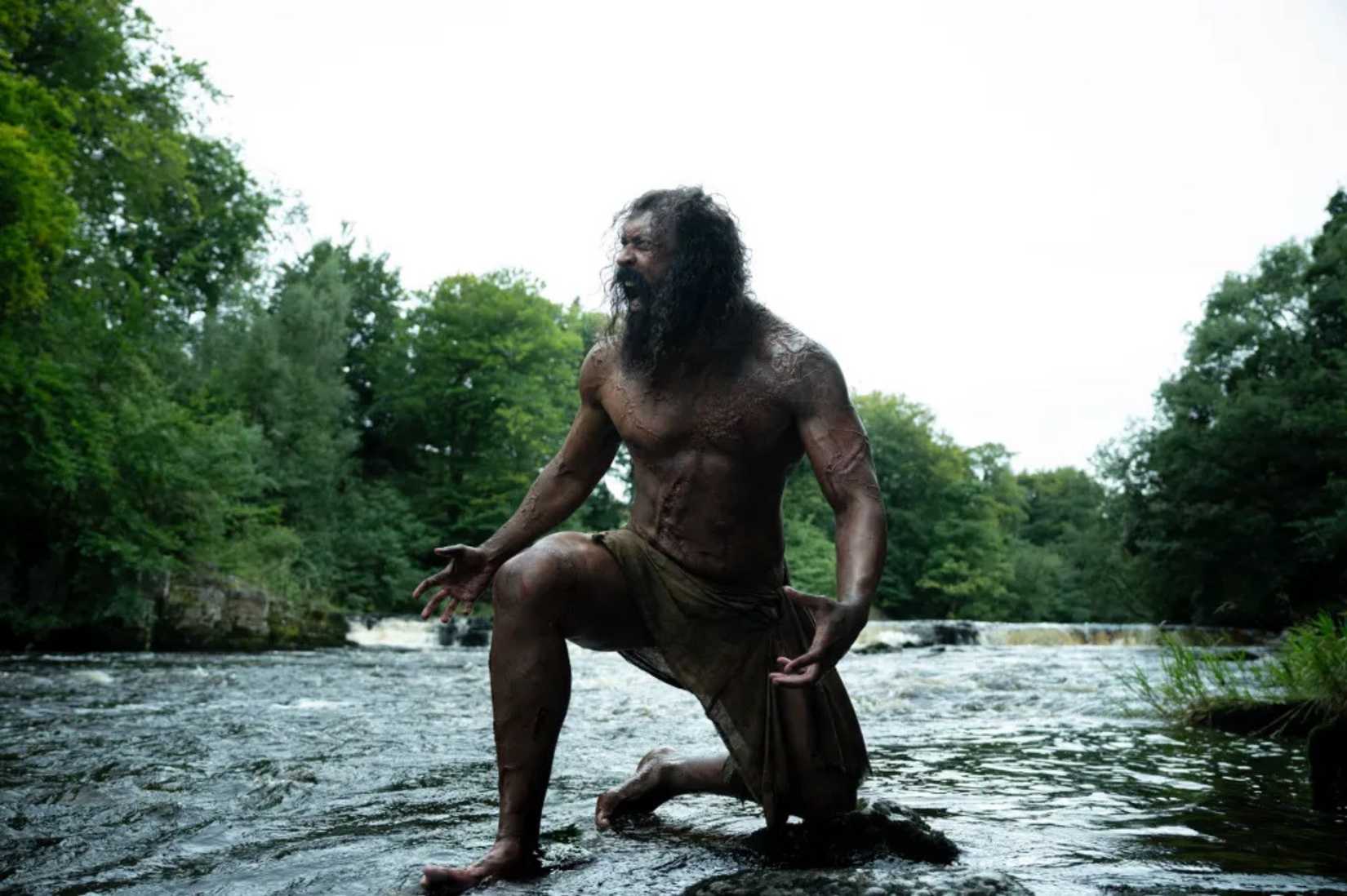 First look at 28 years later samson. He kneels in water, and lets out a roar. 
