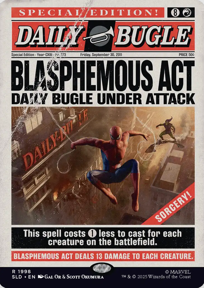 Magic: The Gathering reveals 6 new Secret Lair Superdrops for Spider-Man set Magic: The Gathering reveals 6 new Secret Lair Superdrops for Spider-Man set
