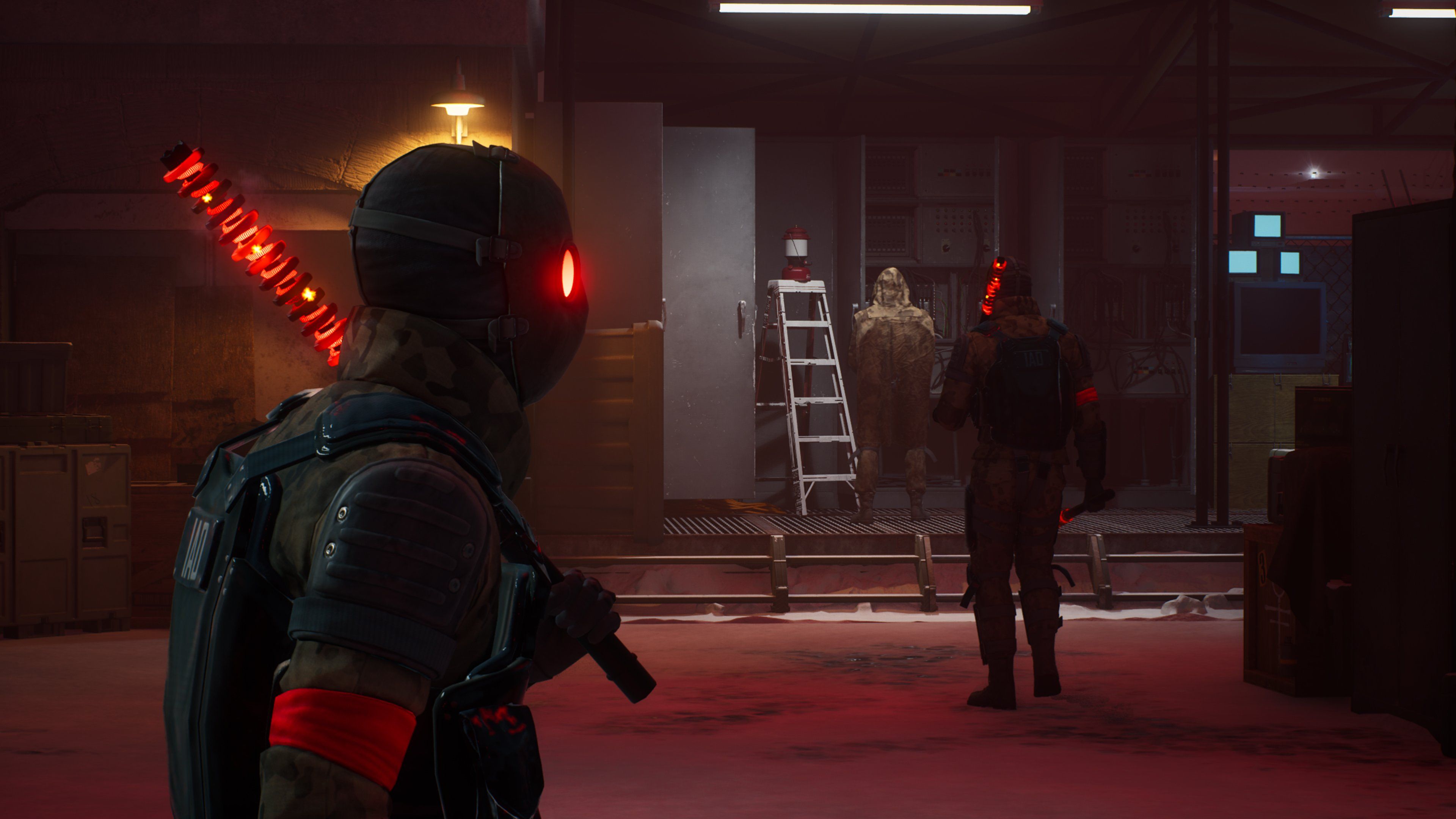 Members of the Inquisition hold glowing weapons in Vampire: The Masquerade - Bloodlines 2