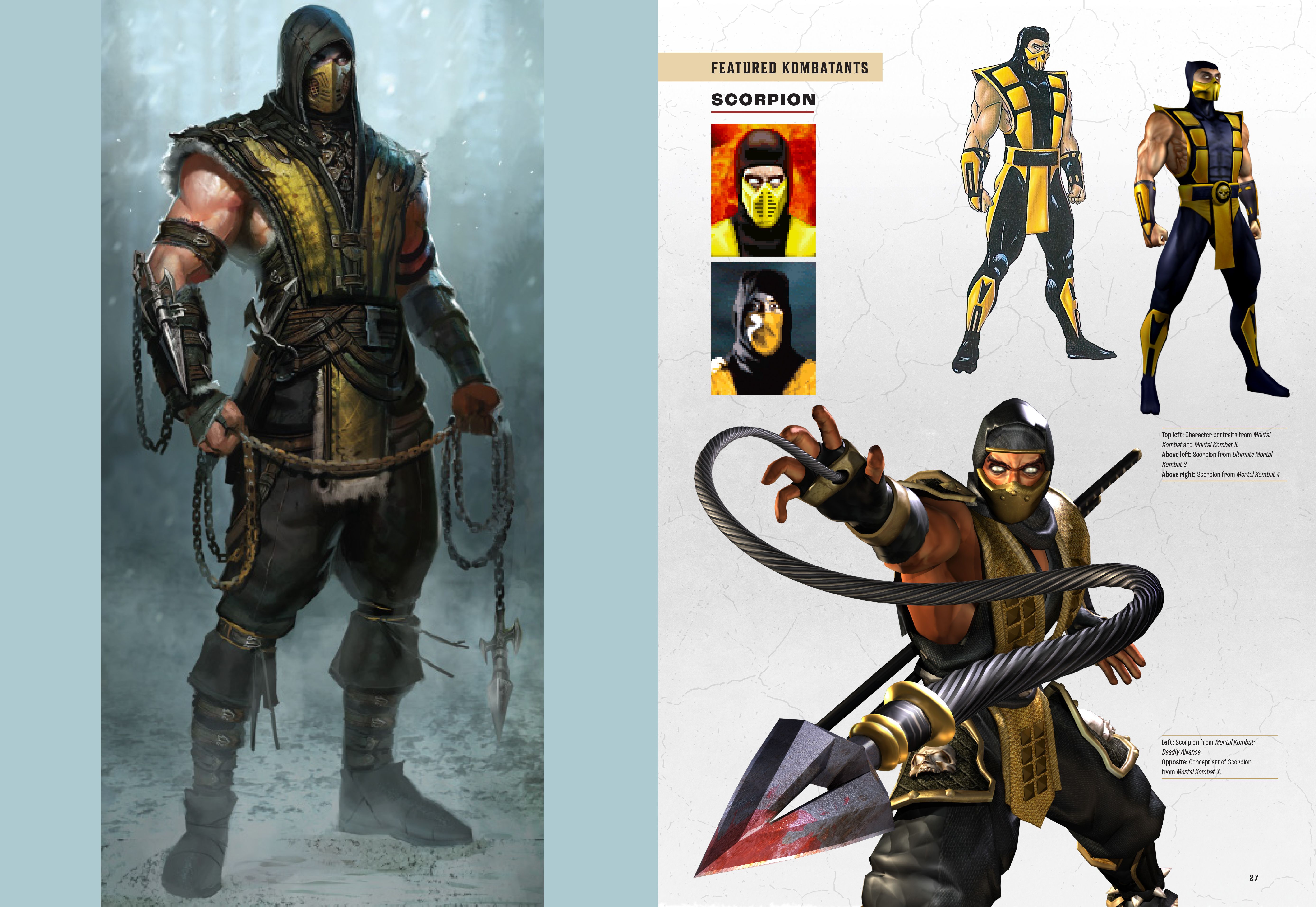 The Mortal Kombat visual history book is a flawless victory