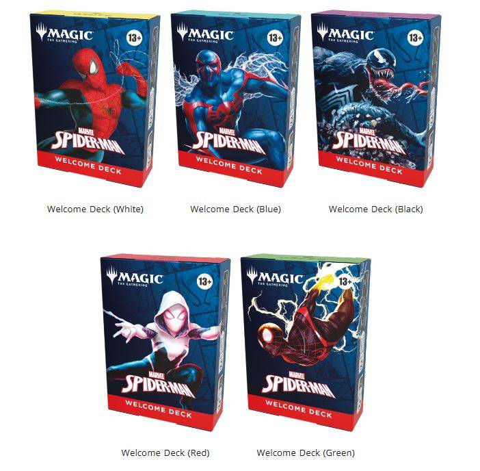 spider-man magic the gathering decks