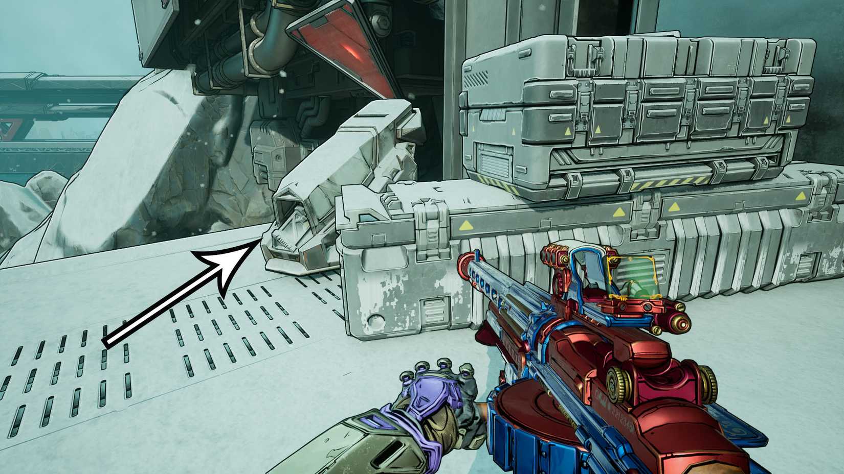 एक बॉर्डरलैंड्स 4 स्क्रीनशॉट दिखा रहा है कि खिलाड़ियों को वायरवर्क्स बंकर के लिए टिड्डी शीशी मिलती है