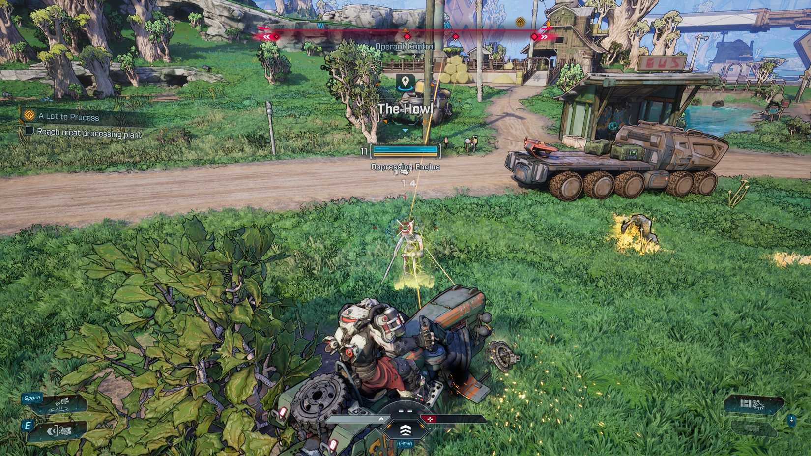 अमोन ने सीमा 4 में अपनी बाइक पर टाइमकीपर मिनियन को लक्षित किया