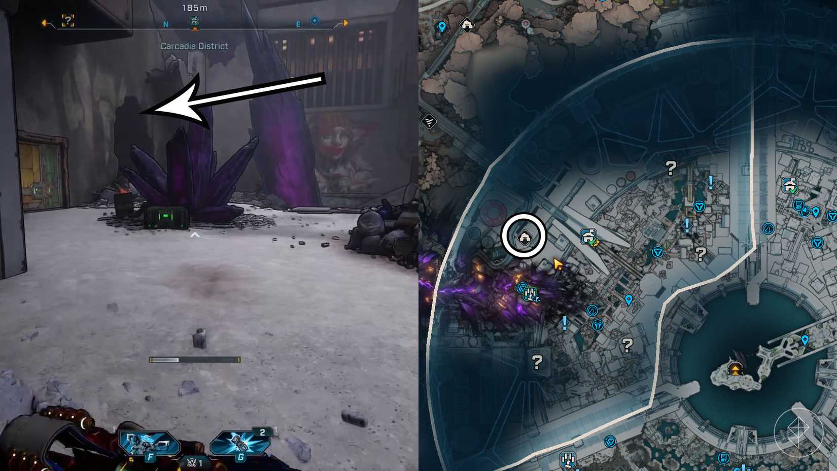 All abandoned Auger mine locations in Borderlands 4