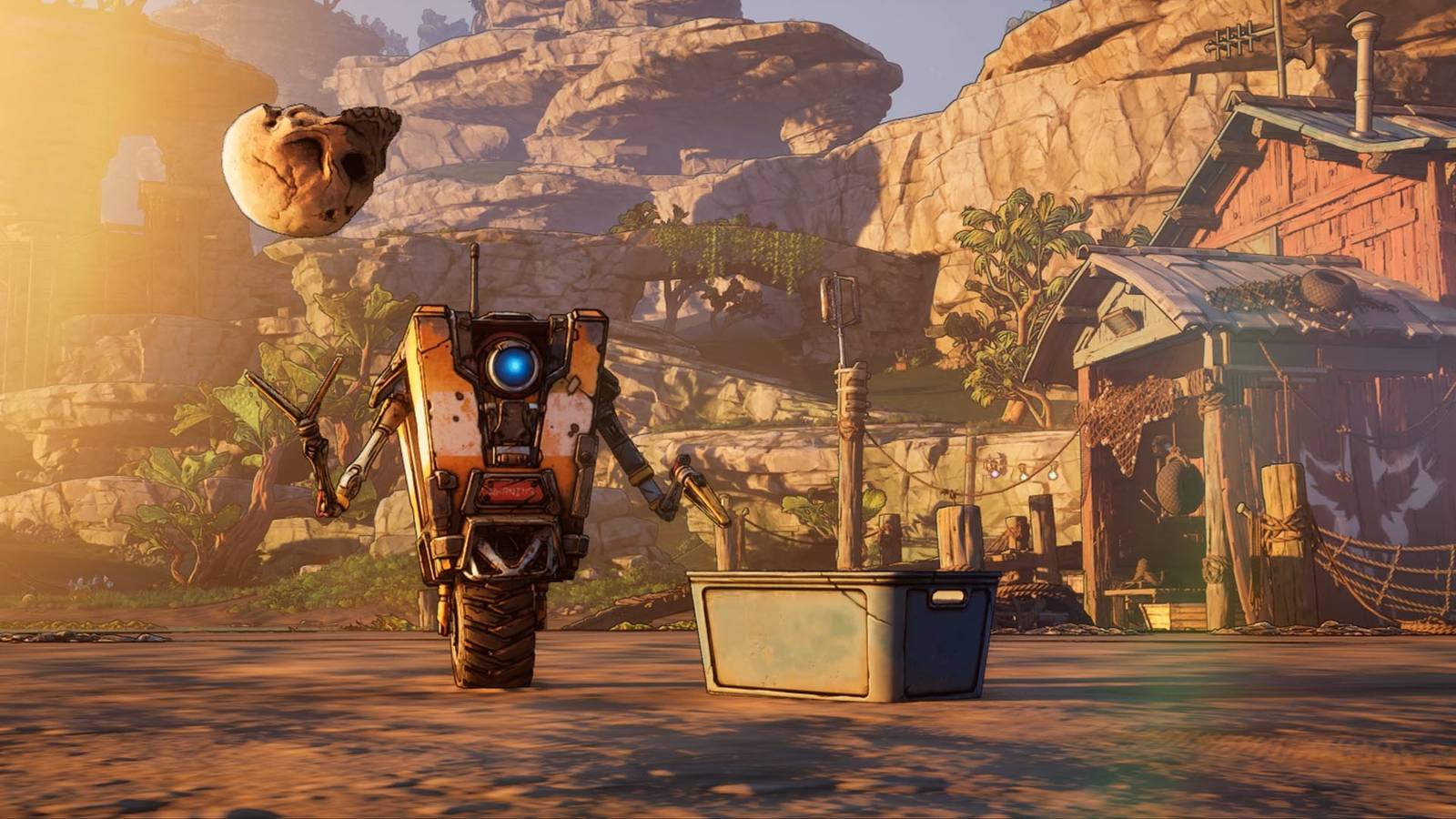 Una captura de pantalla de Borderlands 4 que muestra el claptra
