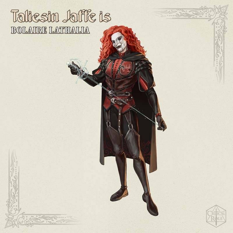 Key art featuring Bolaire Lothalia from Critical Role campaign 4