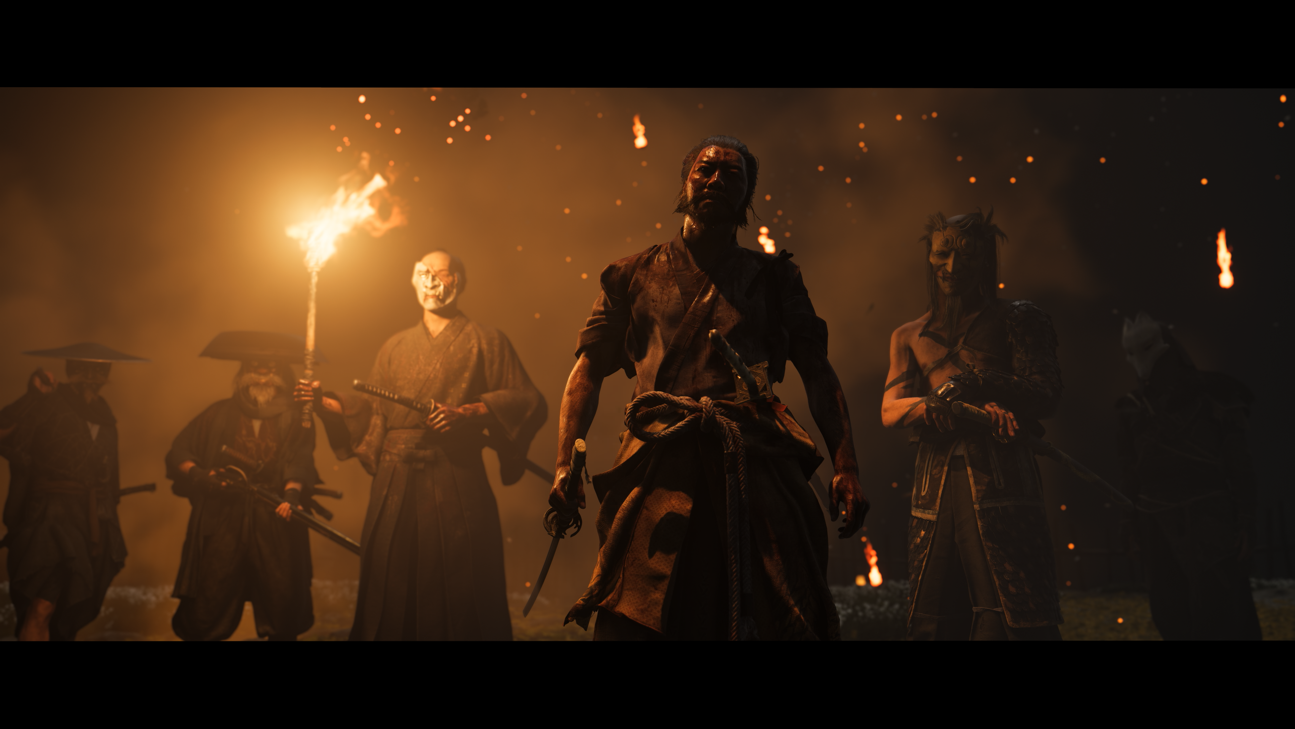 योती छह एक साथ योती के भूत में खड़ा है।