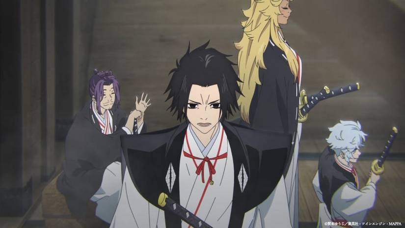 रयोटा सुजुकी के रूप में शुगेन, कोजी यूस को जिक्का के रूप में, माया उचिदा के रूप में कियोमारू, और सयाका ओहारा इसुजु के रूप में। 