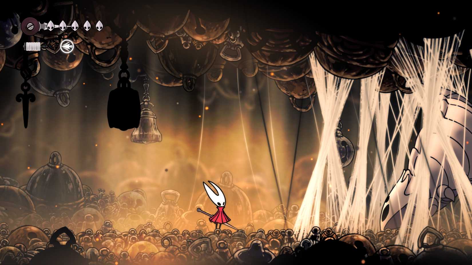 The entangled Bell Beast in Hollow Knight: Silksong.