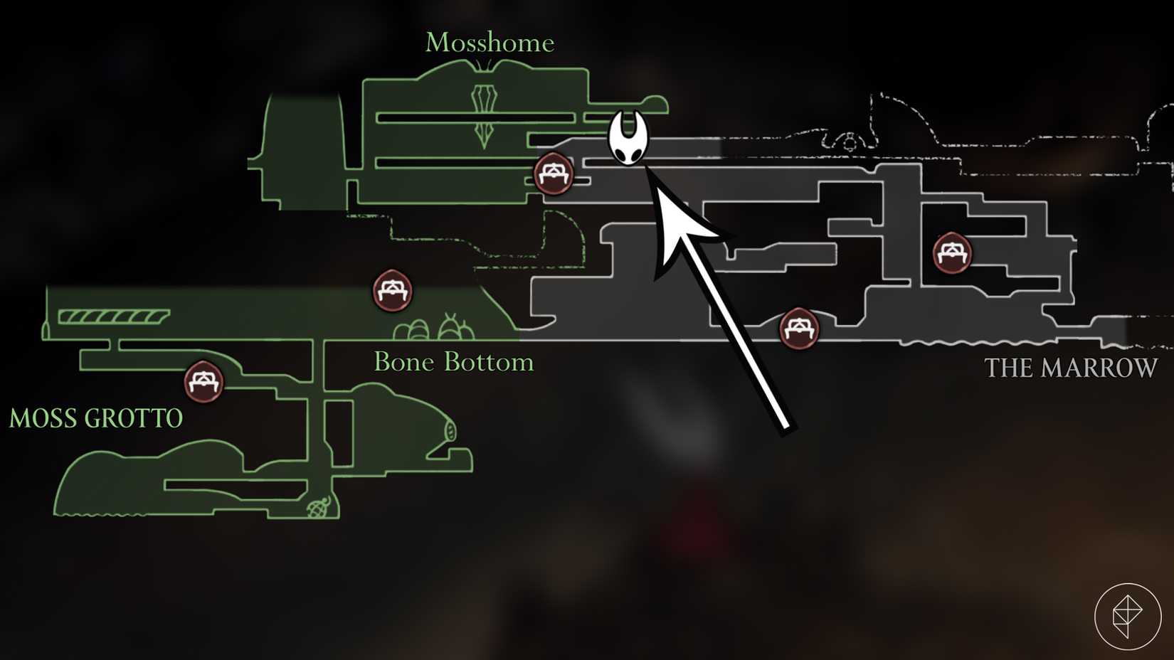 The Bell Beast boss location in Hollow Knight: Silksong.