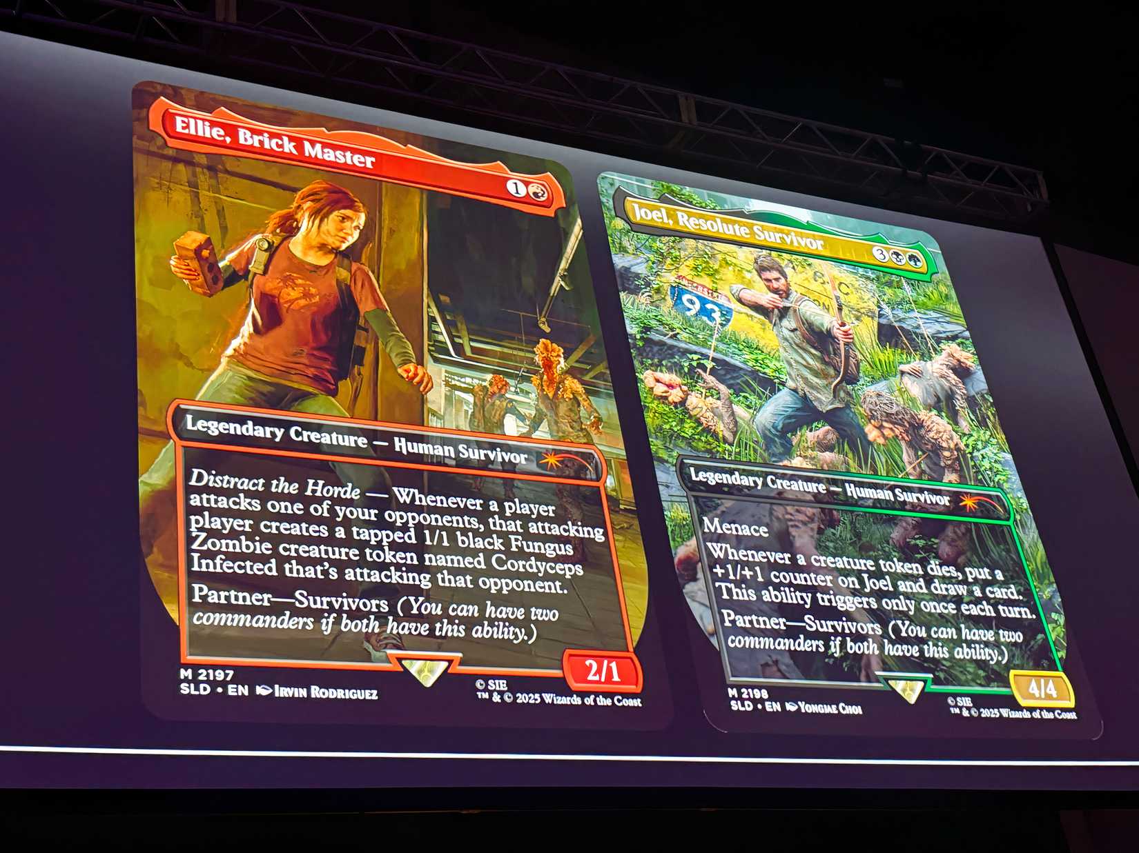 मैजिक मैजिककॉन में मैजिक लास्ट ऑफ यू कार्ड्स जोएल और ऐली